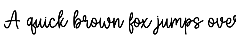 Preview of Cutie Reindeer Regular font