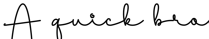 Preview of Cuties Regular font