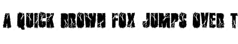 Preview of cutter Regular font