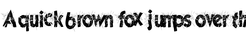 Preview of CuttingEdge Regular font