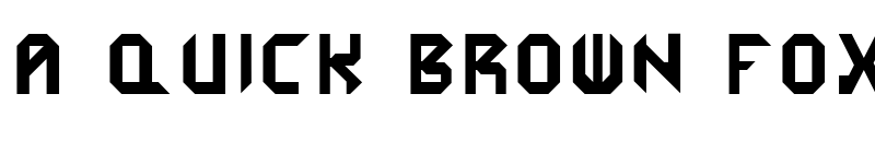 Preview of Cybergenics Normal font