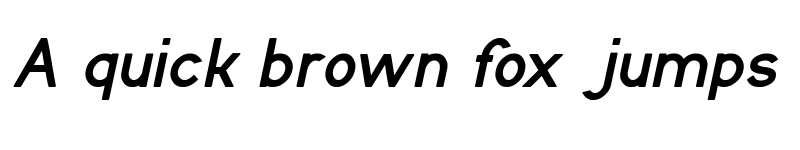 Preview of CYCLE Bold Italic font