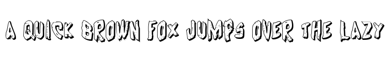 Preview of Cyrus the Virus 3D Regular font