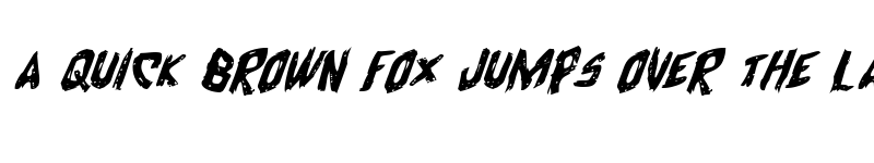 Preview of Cyrus the Virus Expanded Italic Expanded Italic font