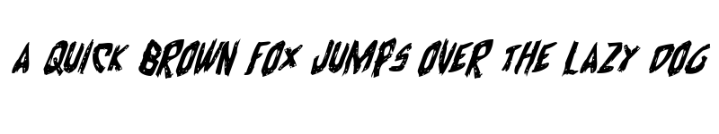 Preview of Cyrus the Virus Italic Italic font