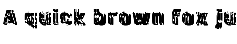 Preview of d Darest Regular font