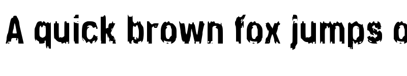 Preview of d Dersik Regular font