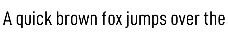 Preview of D-DIN Condensed Regular font