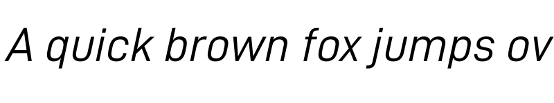 Preview of D-DIN DIN-Italic font