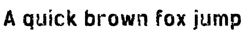 Preview of d Dinding Regular font