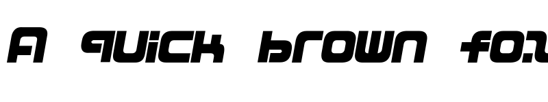 Preview of D3 Mouldism Round Italic Regular font