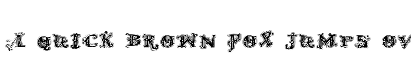 Preview of D_OLD MODERN 2 Regular font