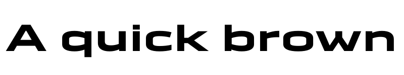 Preview of Dacia Block Extended Bold font