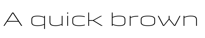 Preview of Dacia Block Extended Light font