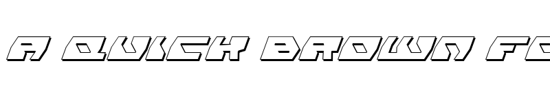 Preview of Daedalus Shadow Italic Italic font