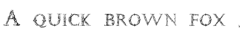 Preview of Daemonesque Regular font