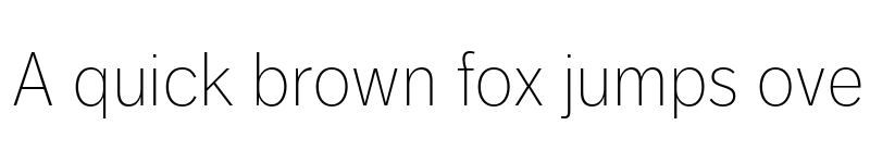 Preview of Dagny Pro Extlight font