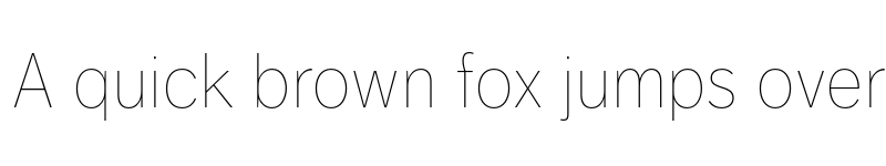 Preview of Dagny Pro Thin font