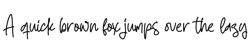 Preview of Daily Handwritten Regular font