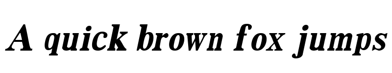 Preview of DailyPlanet BlackItalic font