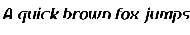 Preview of Daimor Personal Use Black Slanted font