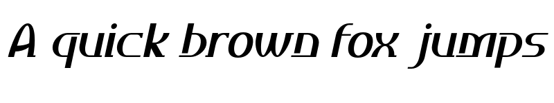 Preview of Daimor Personal Use Bold Slanted font