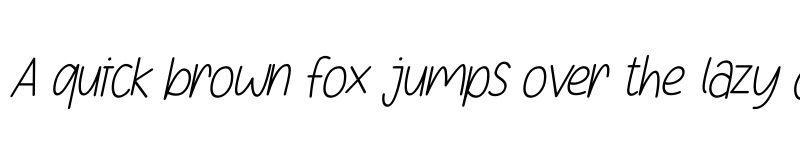 Preview of Daisy Dream Italic Italic font