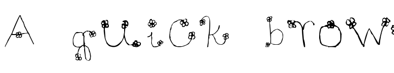 Preview of Daisy Mae Regular font