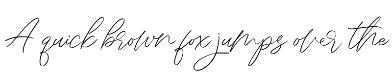 Preview of Daisyrain Regular font