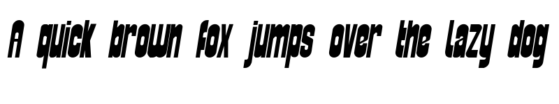 Preview of Dalston italic font