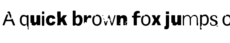 Preview of Damage Red Regular font