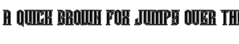 Preview of Damages 3D Filled Regular font