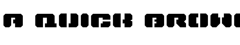 Preview of Dan Stargate Extra-expanded Extra-expanded font