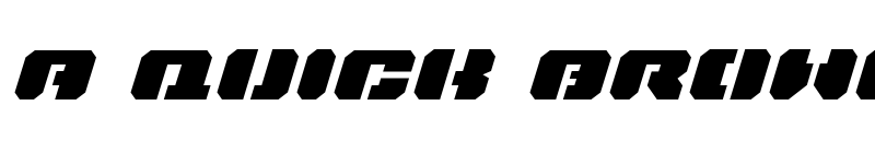 Preview of Dan Stargate Extra-expanded Italic Extra-expanded Italic font