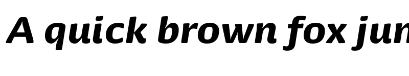 Preview of Dancer Pro Black Italic font