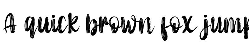 Preview of Dancing Brush-Personal use Regular font