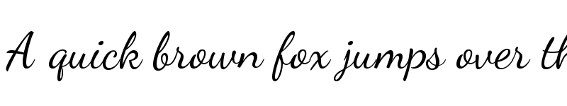 Preview of Dancing Script Regular font