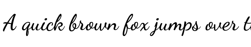 Preview of Dancing Script SemiBold font