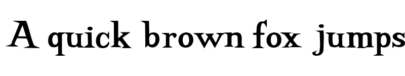 Preview of DancingSuperserif Regular font