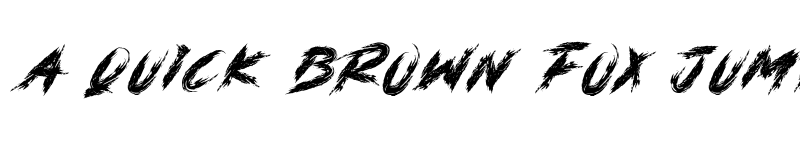 Preview of DANGER ZONE Regular font