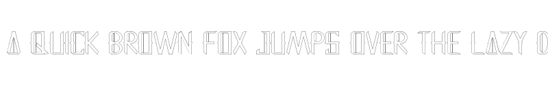 Preview of Dangerous Demo Inline font