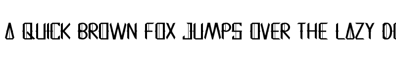 Preview of Dangerous Demo Regular font