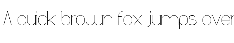 Preview of Daniela Regular font