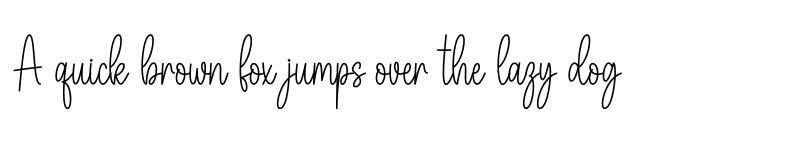 Preview of Daniela Signature Regular font