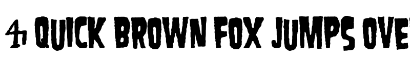 Preview of Danzig 4p Regular font