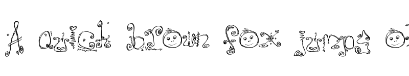 Preview of Danzin Regular font