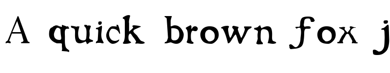 Preview of Dark Ages Regular font