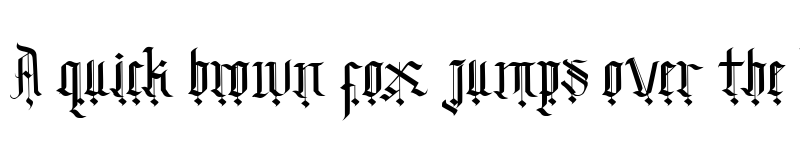 Preview of Dark Family Regular font