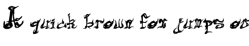 Preview of Dark Flame Regular font