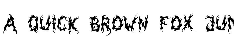 Preview of Dark Garden Regular font